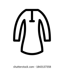 ladies shirt icon or logo isolated sign symbol vector illustration - high quality black style vector icons
