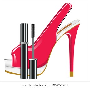 Ladies shoes - vector