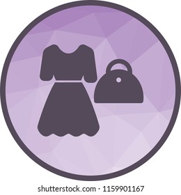 Ladies Shopping Icon