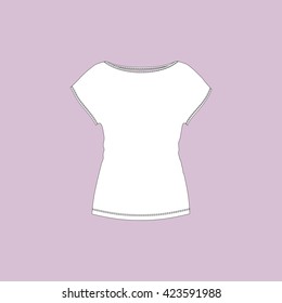 ladies top. sleeveless T-shirt. 