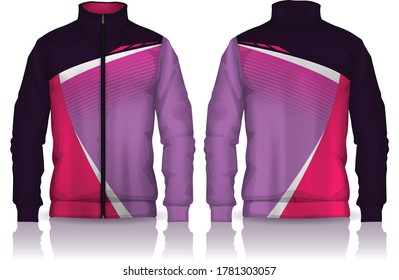 Ladies Track Suit Pink And Purple 