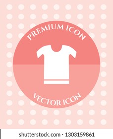 Ladies T-Shirt Icon for Web. Application, Software & Graphic Design.