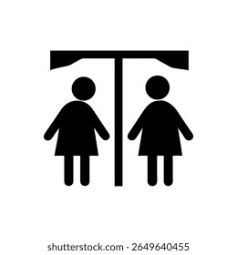 Ladies - vector.Simple vector icon.