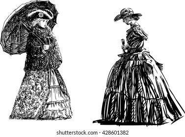 ladies at a walk