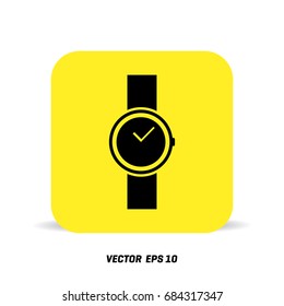  Ladies watch. Vector.