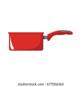 Ladle cartoon icon. Kitchen tools, cookware and kitchenware vector illustration