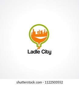 ladle city logo vector, icon,element, and template