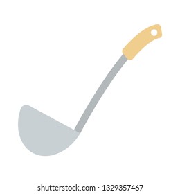 Ladle flat icon.You can be used ladle icon for several purposes like: websites, UI, UX, print templates, presentation templates, promotional materials, web and mobile phone apps