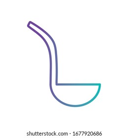 diseño de ícono estilo ladrillo gradiente, cocina de cocinar Comer restaurante hogar menú cena comida comida comida y comida tema de la comida Vector ilustración