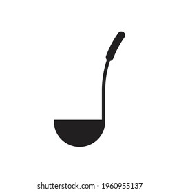 Ladle icon design isolated on white background