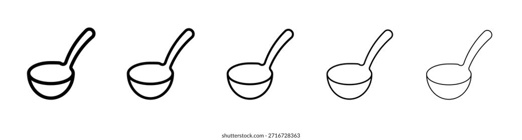 Ladle Icon Design, Logo, App, UI. Vektorgrafik, EPS