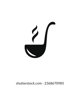 Ladle icon isolated on white background