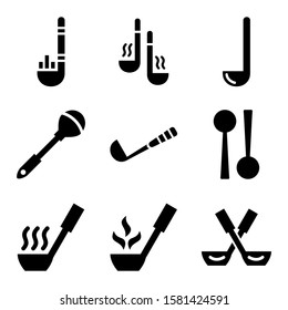 ladle icon isolated sign symbol vector illustration - Collection of high quality black style vector icons
