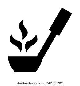 ladle icon isolated sign symbol vector illustration - high quality black style vector icons
