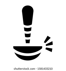 ladle icon isolated sign symbol vector illustration - high quality black style vector icons
