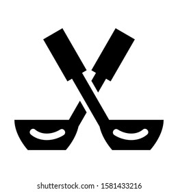 ladle icon isolated sign symbol vector illustration - high quality black style vector icons
