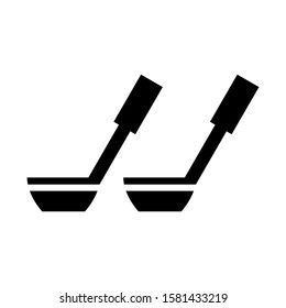 ladle icon isolated sign symbol vector illustration - high quality black style vector icons

