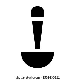 ladle icon isolated sign symbol vector illustration - high quality black style vector icons
