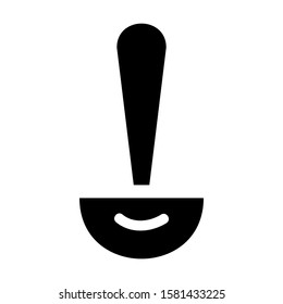 ladle icon isolated sign symbol vector illustration - high quality black style vector icons
