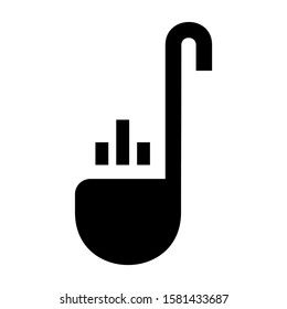 ladle icon isolated sign symbol vector illustration - high quality black style vector icons
