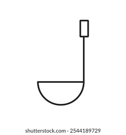 Ladle icon. isolated vector icon.