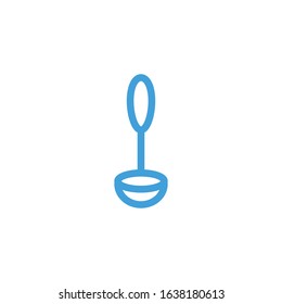 Ladle icon. Line design template