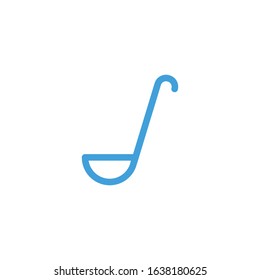 Ladle icon. Line design template