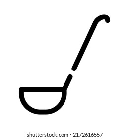 ladle icon or logo isolated sign symbol vector illustration - high quality black style vector icons
