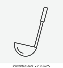 Ladle icon set. vector illustration.