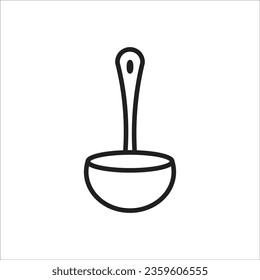 ladle icon simple design art eps 10