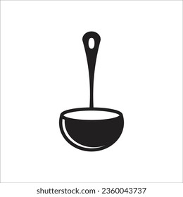 ladle icon simple design art eps 10