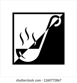 Ladle Icon, Ladle Spoon Vector Art Illustration