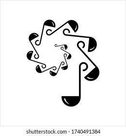 Ladle Icon, Ladle Spoon Vector Art Illustration