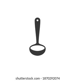 Ladle Icon, Ladle Spoon Vector Art Illustration