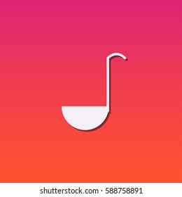 Ladle icon vector