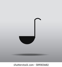 Ladle icon vector