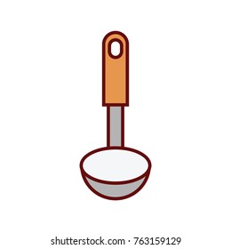 Ladle icon vector 