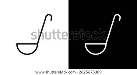Ladle icon vector collection. vector sign illustration