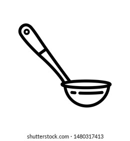 Ladle icon vector design template