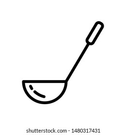 Ladle icon vector design template
