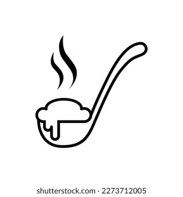 Ladle icon vector design template