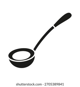 Plantilla de diseño de Vector de icono de cucharón