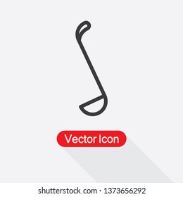 Ladle Icon Vector Illustration In Flat Style Eps10