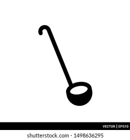Ladle icon vector illustration logo template