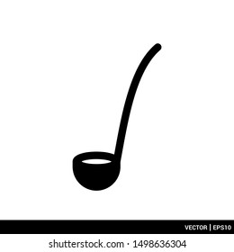 Ladle icon vector illustration logo template