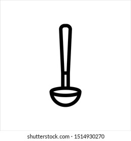 ladle icon Vector Illustration Logo Template
