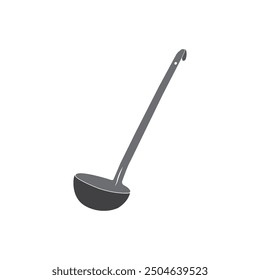 Diseño simple de la Ilustración vectorial del icono del cucharón