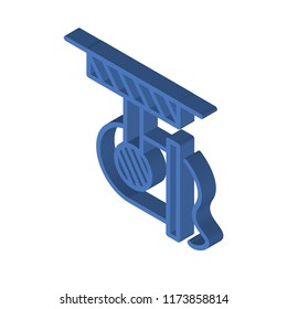 Ladle isometric left top view 3D icon