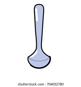 ladle kitchen utensil object to cuisine