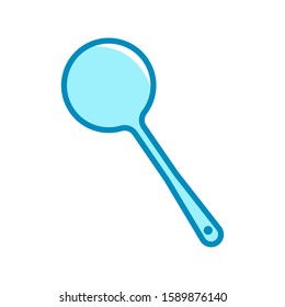 ladle - kitchen utensils icon vector design template